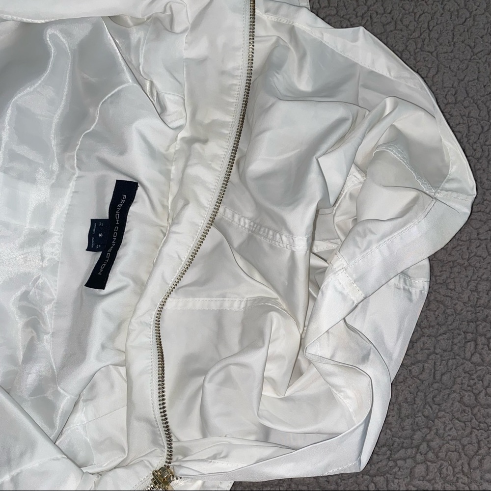 French Connection White Rain Jacket - image 3